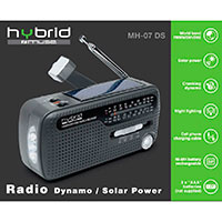 FM radio m/solar dynamo (MW/SW1/SW2) Muse MH-07