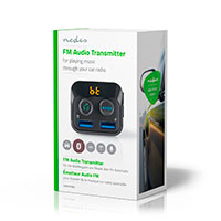 FM Transmitter til bil 2,4A (Bluetooth) Sort - Nedis