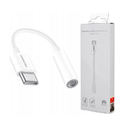 Forever Audio Adapter (USB-C - 3,5mm) Hvid