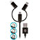 Forever CC-03 USB Billader m/Multikabel (2xUSB-A)