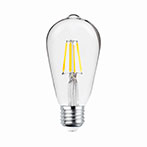 Forever Edison LED Filament pære E27 Smoke - 4W (40W) Hvid