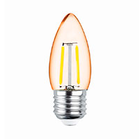 Forever Kerte LED Filament pre E27 Guld - 2W (20W) Hvid