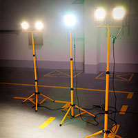 Forever LED Arbejdslampe m/tripod - 2x30W (4500K)