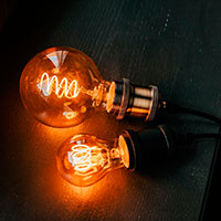 Forever LED Filament pre E27 Guld - 4W (25W) Hvid