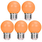 Forever LED pære E27 til lyskæde - 2W (10W) Orange - 5-Pack