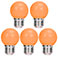 Forever LED pre E27 til lyskde - 2W (10W) Orange - 5-Pack