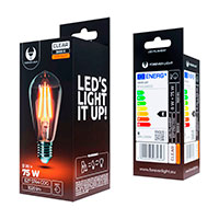 Forever Light LED Filament pre E27 ST64  - 8W (75W) Klar