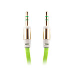 Forever Minijack Kabel - 1m (3,5mm/3,5mm) Grøn