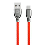 Forever Tornado 3A USB-C Kabel - 1m (USB-A/USB-C) Rd