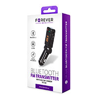 Forever TR-320 FM Transmitter til bil (Bluetooth)