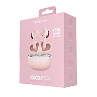 Forever TWE-210 Bluetooth ANC TWS In-Ear Earbuds (9 timer) Pink