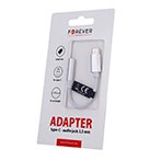 Forever USB-C til Minijack Adapter (USB-C/3,5mm) Hvid