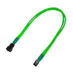Forlængerkabel 3-pin - 30cm (Molex) Neon grøn - Nanoxia
