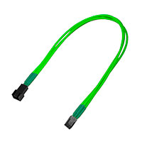 Forlngerkabel 3-pin - 30cm (Molex) Neon grn - Nanoxia
