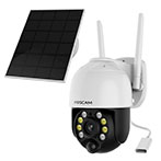 Foscam B4 WLAN Udendørs Overvågningskamera m/Solpanel (2560x1440)