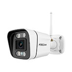 Foscam V5P WLAN Udendørs Overvågningskamera m/Sirene - PoE (3072x1728) Hvid