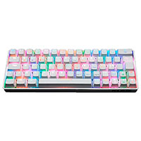 Fourze GK60 Bluetooth Gaming tastatur m/RGB (Outemu) Hvid