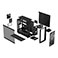 Fractal Design Meshify 2 Lite Midi PC Kabinet (ATX/Micro-ATX/Mini-ITX/EATX)