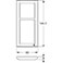 LK Fuga Soft 63 design ramme (2,5 Modul) Hvid
