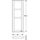 LK Fuga Soft 63 design ramme (3,5 Modul) Hvid