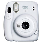 Fujifilm Instax Mini 12 Kamera + Instax Mini Glossy Film (10pk) Clay White