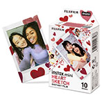 Fujifilm Instax Mini Film t/Fujifilm Instax Mini Kamera (10pk) Heart Sketch
