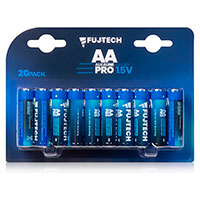Fuj:tech Alkaline Pro AA Batterier (2700mAh) 20pk