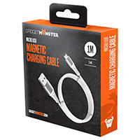 Gadgetmonster Magnetisk Micro USB Kabel - 1m (USB-A/Micro USB)
