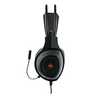 Gaming Headset m/mikrofon (40mm) Sort - Deltaco