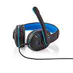 Gaming Headset Over Ear m/mikrofon (3,5mm) Sort - Nedis
