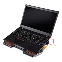 Gaming Laptop kler (max 17,3tm) Sort/Orange - Deltaco
