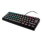 Gaming mini tastatur (RGB m/brun switch) Sort - Deltaco