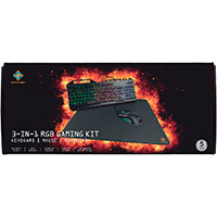 Gaming st 3-i-1 (tastatur/mus/musemtte) Deltaco