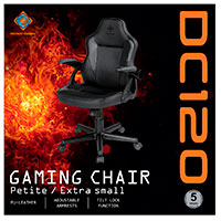 Gaming stol Junior (max 80kg) Sort - Deltaco