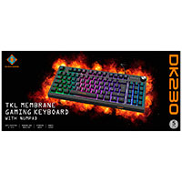 Gaming tastatur m/RGB (Membran) Deltaco DK230