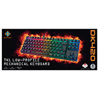 Gaming tastatur RGB (Red Switches) Deltaco DK420