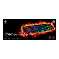 Gaming tastatur USB (m/RGB) Sort - Deltaco