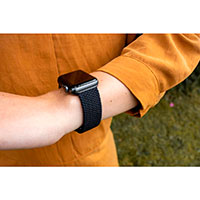 Gear Flettet Rem til Apple Watch (38/40/41mm) Sort