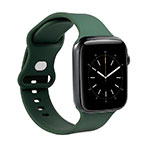 Gear Sillikone Rem til Apple Watch (38/40/41mm) Oliven