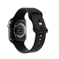 Gear Sillikone Rem til Apple Watch (38/40/41mm) Sort