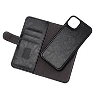 Gear Wallet Flip-cover iPhone 14 Plus (3 kort) Sort
