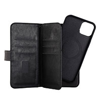 Gear Wallet Flip-cover iPhone 14 Plus (7 kort) Sort
