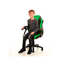 Gear4U Junior Hero Gamer stol - Sort/Grøn
