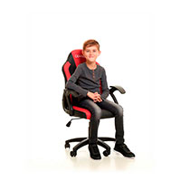 Gear4U Junior Hero Gamer stol - Sort/Rød