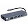 Gembird USB-C Dock (HDMI/VGA/RJ45/PD/SD)