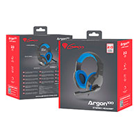 Genesis Argon 100 On-Ear Gaming Headset (3,5mm) Sort/Bl