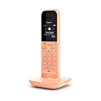 Gigaset CL390 Trdls Fastnettelefon m/Dock (DECT/2tm) Cantaloupe