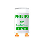 Glimtænder S2 (4-22W) Philips Ecoclick