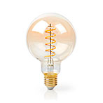 Globe LED filamentpære E27 - 5W (25W) Nedis Spiral Deco