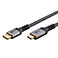 Goobay DisplayPort 1.2 til HDMI 2.0 Kabel - 1m (Han/Han) Sharkskin Gr